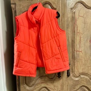 Bright Orange Puffer Vest